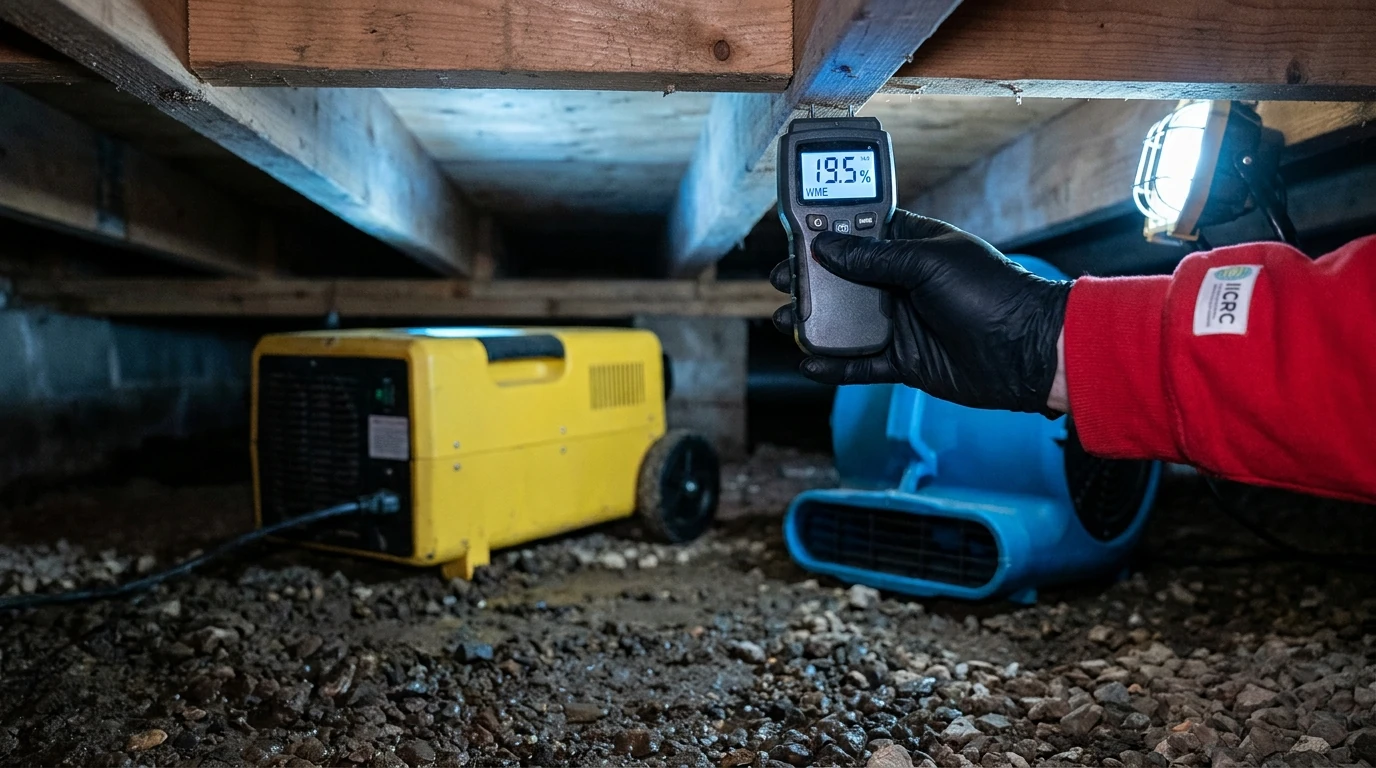What Happens When You Call California Restoration West: who to call for a flooded crawl space in Ventura, CA
